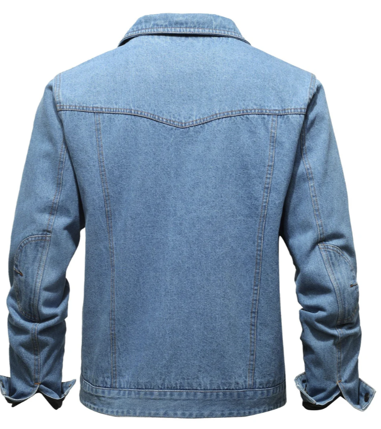 Sherpa-Lined Denim Jacket | Warm Flannel Interior | Classic Trucker Style