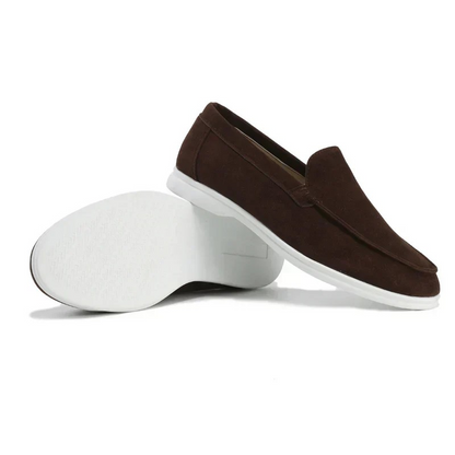 Men’s Suede Slip-On Loafers | Lightweight Sole | Casual Smart Summer Footwear
