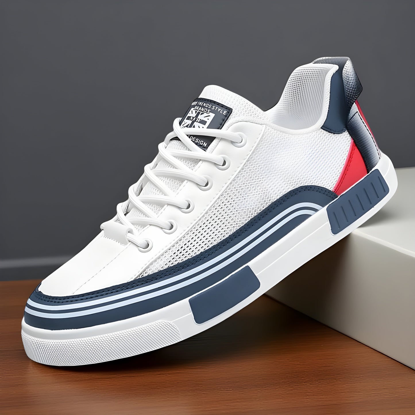 Men’s Knit Mesh Sneakers | Lightweight Comfort Sole | Street Style Runners