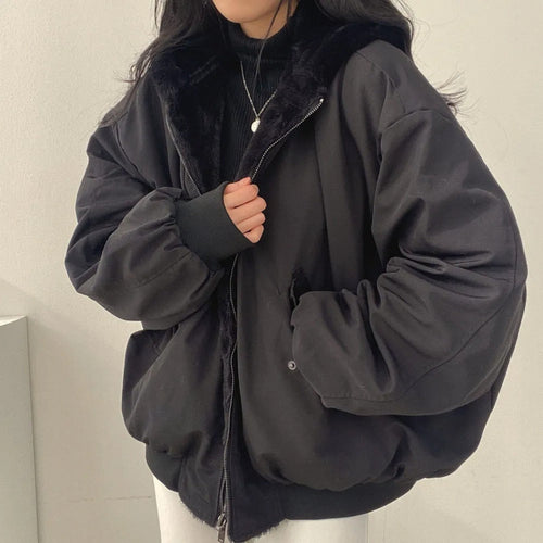 Women’s Oversized Puffer Jacket | Zip-Up Quilted Coat | Casual Streetwear Winter Layer