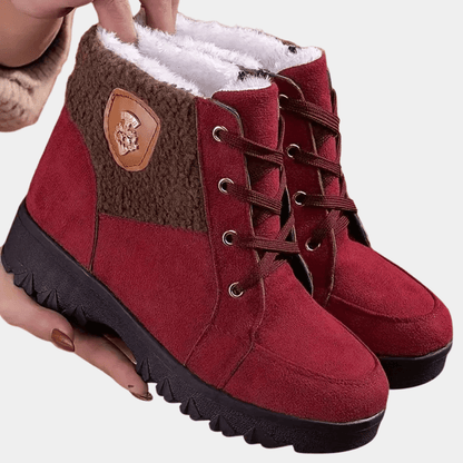 Women’s Winter Ankle Boots | Warm Fur Lining & Anti-Slip Sole | Casual Comfort