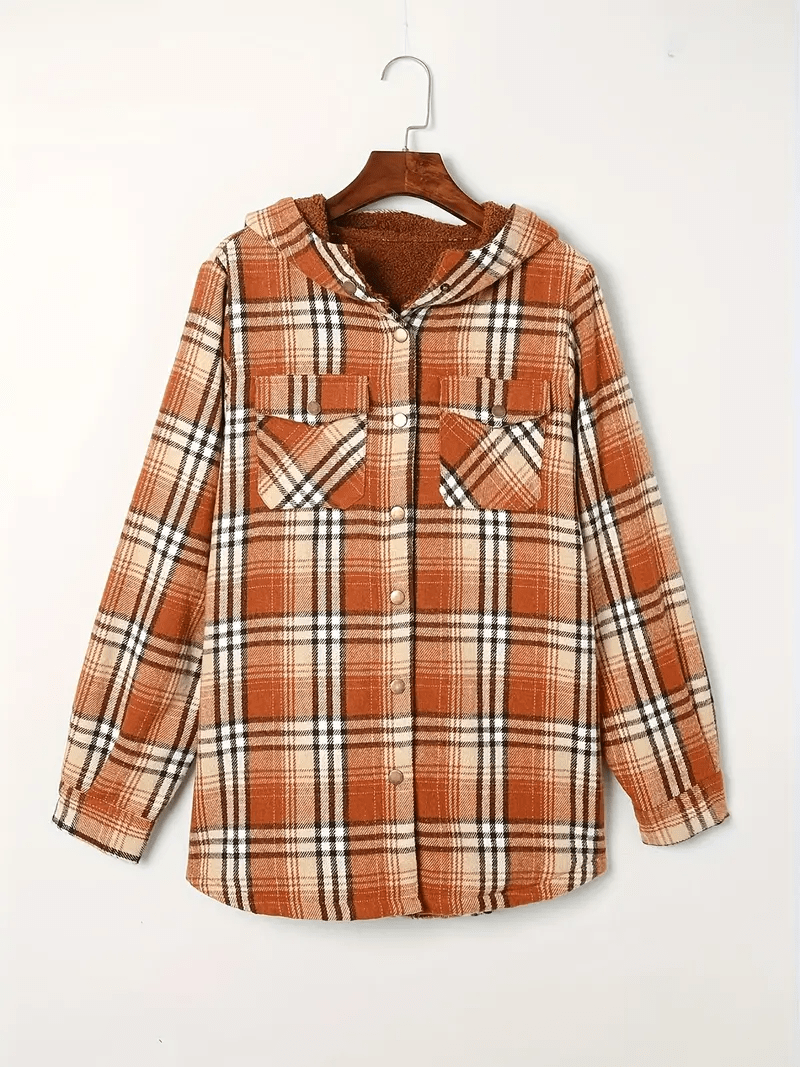 Plaid Shacket with Faux Shearling Collar | Cozy Layer | Casual Fall Essential