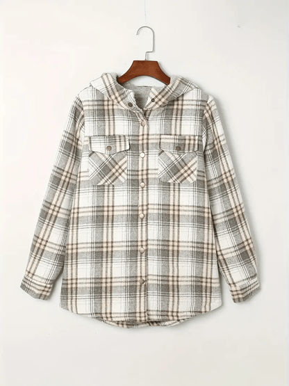 Plaid Shacket with Faux Shearling Collar | Cozy Layer | Casual Fall Essential