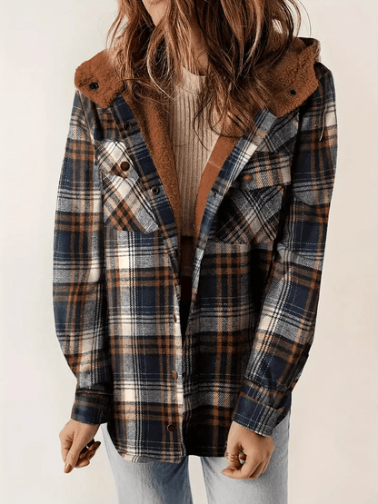 Plaid Shacket with Faux Shearling Collar | Cozy Layer | Casual Fall Essential