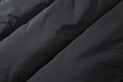 Men’s Hooded Shirt Jacket | Puffer Vest Front & Flannel Sleeves | Layered Hybrid