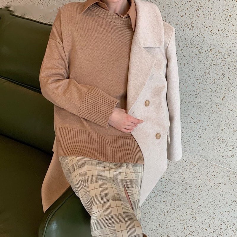 Classic Crew Neck Pullover | Relaxed Fit | Soft Knit Blend | Minimalist Everyday Style